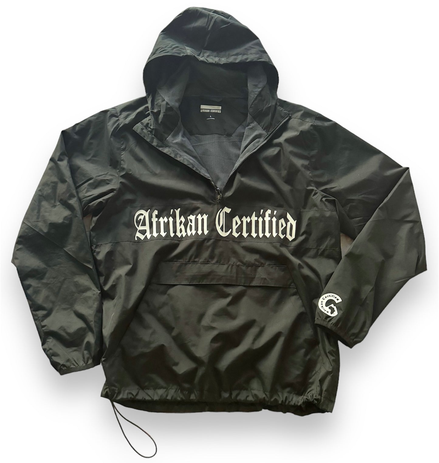 Afrikan Certified Runner Windbreaker Pullover  ♠️